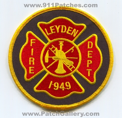 Leyden Fire Department Patch (Illinois)
Scan By: PatchGallery.com
Keywords: dept. 1949