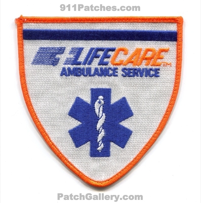 LifeCare Ambulance Service Patch (Michigan) (Confirmed)
Scan By: PatchGallery.com
Keywords: ems emt paramedic