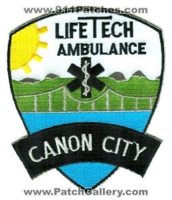 LifeTech Ambulance Canon City Patch (Colorado)
[b]Scan From: Our Collection[/b]
Keywords: ems