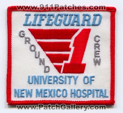 Lifeguard 1 Ground Crew Patch (New Mexico)
Scan By: PatchGallery.com
Keywords: ems air medical helicopter ambulance one university of new mexico hosptial