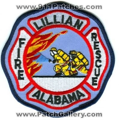 Lillian Fire Rescue Department Patch (Alabama)
Scan By: PatchGallery.com
Keywords: dept.