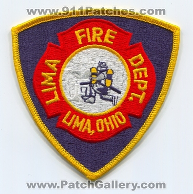 Lima Fire Department Patch (Ohio)
Scan By: PatchGallery.com
Keywords: dept.