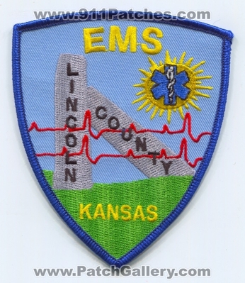 Lincoln County Emergency Medical Services EMS Patch (Kansas)
Scan By: PatchGallery.com
Keywords: co. ambulance emt paramedic