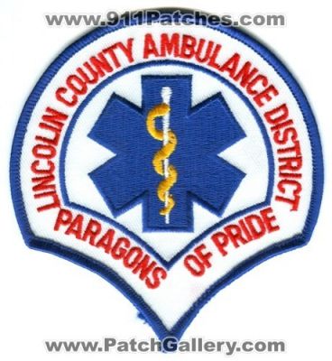 Lincoln County Ambulance District (Missouri)
Scan By: PatchGallery.com
Keywords: ems co. paragons of pride