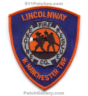 Lincolnway Fire Rescue Department Engine Company West Manchester Township Patch (Pennsylvania)
Scan By: PatchGallery.com
Keywords: dept. co. w. twp.