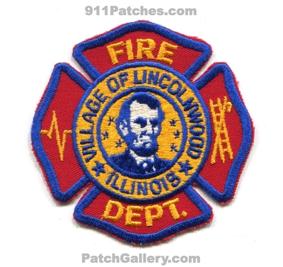 Lincolnwood Fire Department Patch (Illinois)
Scan By: PatchGallery.com
