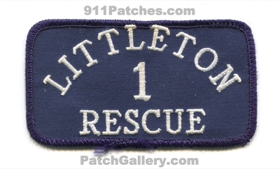 Littleton Fire Department Rescue 1 Patch (UNKNOWN STATE)
Scan By: PatchGallery.com
Keywords: dept.