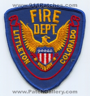 Littleton Fire Department Patch (Colorado) (Defunct)
[b]Scan From: Our Collection[/b]
Now South Metro Fire Rescue
Keywords: dept.
