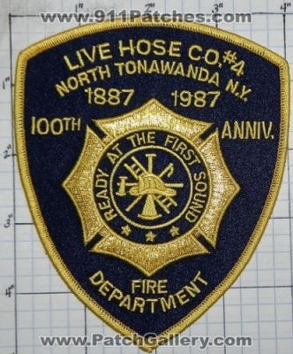Living Hose Company Number 4 Fire Department 100th Anniversary (New York)
Thanks to swmpside for this picture.
Keywords: co. #4 dept. north tonawanda n.y. anniv.