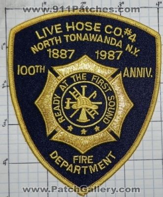 Living Hose Company Number 4 Fire Department 100th Anniversary (New York)
Thanks to swmpside for this picture.
Keywords: co. #4 dept. north tonawanda n.y. anniv.