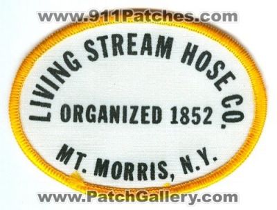 Living Stream Hose Company Mount Morris (New York)
Scan By: PatchGallery.com
Keywords: fire co. mt. n.y.