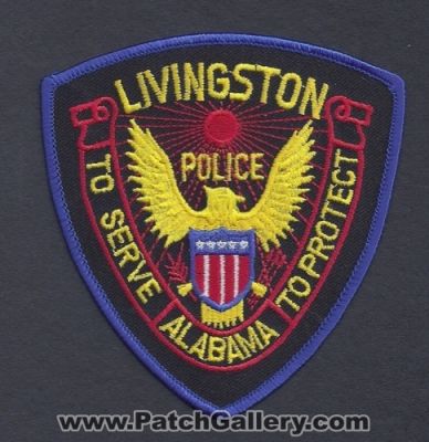 Livingston Police Department (Alabama)
Thanks to Paul Howard for this scan.
Keywords: dept.