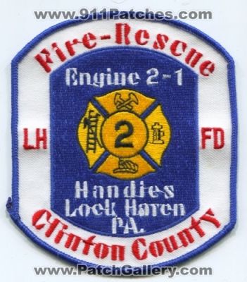 Lock Haven Fire Rescue Department Engine 2-1 (Pennsylvania)
Scan By: PatchGallery.com
Keywords: dept. lhfd clinton county handies pa.