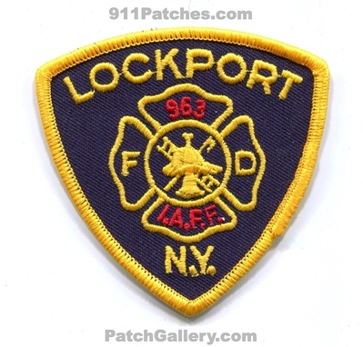 Lockport Fire Department IAFF Local 963 Patch (New York)
Scan By: PatchGallery.com
Keywords: dept. i.a.f.f. union