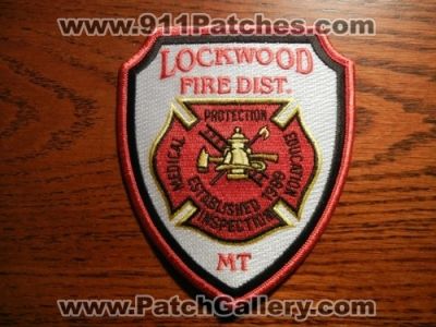 Lockwood Fire District (Montana)
Thanks to Jeremiah Herderich for the picture.
Keywords: dist. mt medical protection education inspection