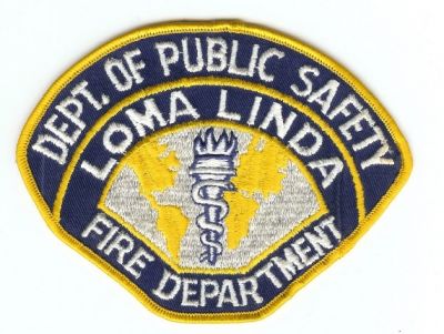 Loma Linda Fire Department Dept of Public Safety
Thanks to PaulsFirePatches.com for this scan.
Keywords: california dps