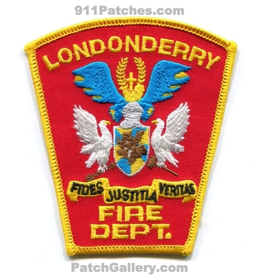 Londonderry Fire Department Patch (New Hampshire)
Scan By: PatchGallery.com
Keywords: dept. fides justitia veritas