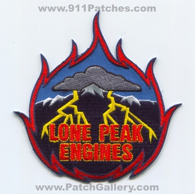 Lone Peak Engines Forest Fire Wildfire Wildland Patch (Utah)
Scan By: PatchGallery.com
Keywords: Conservation Center Division of Forestry and State Lands DNR