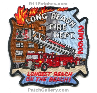 Long Beach Fire Department Ladder 2362 Patch (New York)
Scan By: PatchGallery.com
Keywords: dept. company co. station truck longest reach on the