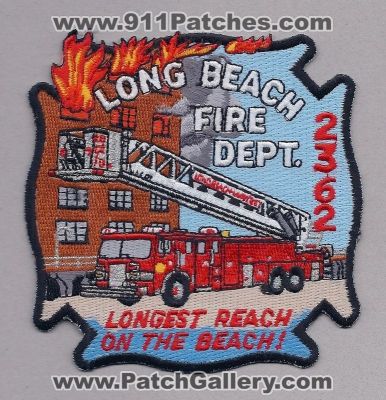 Long Beach Fire Department Tower Ladder 2362 (New York)
Thanks to PaulsFirePatches.com for this scan.
Keywords: dept.