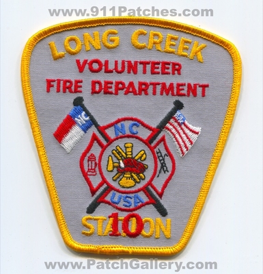 Long Creek Volunteer Fire Department Station 10 Patch (North Carolina)
Scan By: PatchGallery.com
Keywords: vol. dept. nc usa