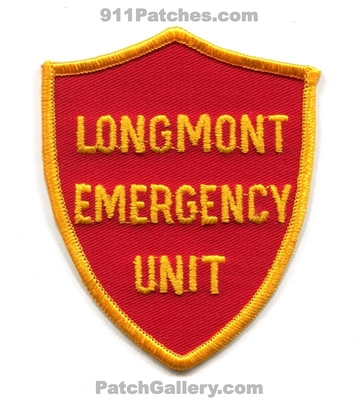 Longmont Emergency Unit Patch (Colorado)
[b]Scan From: Our Collection[/b]
