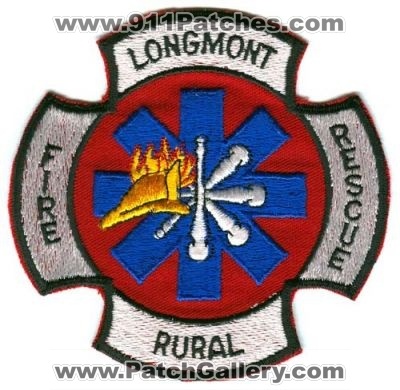Longmont Rural Fire Rescue Department Patch (Colorado)
[b]Scan From: Our Collection[/b]
Keywords: dept.