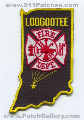 Loogootee Fire Department Patch (Indiana)
Scan By: PatchGallery.com
Keywords: dept. state shape
