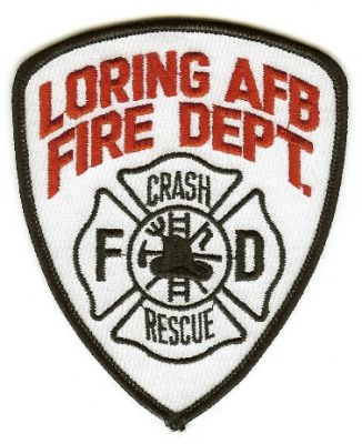 Loring AFB Fire Dept Crash Rescue
Thanks to PaulsFirePatches.com for this scan.
Keywords: maine department air force base usaf cfr arff aircraft