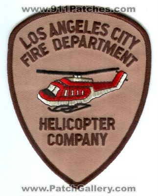 Los Angeles City Fire Department Helicopter Company Patch (California)
Scan By: PatchGallery.com
Keywords: dept. lafd co. aviation