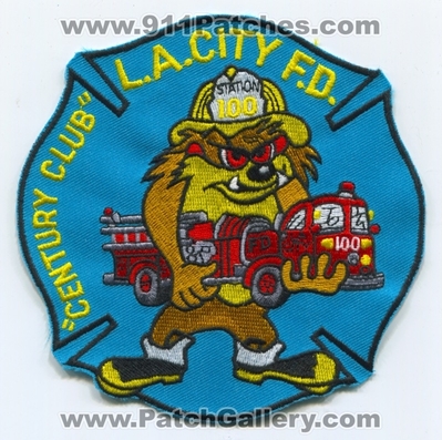 Los Angeles City Fire Department Station 100 Patch (California)
Scan By: PatchGallery.com
Keywords: lafd l.a.f.d. dept. sta. company co. century club taz