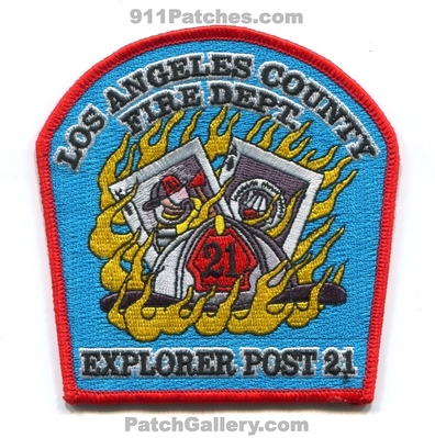 Los Angeles County Fire Department Explorer Post 21 Team Patch (California)
Scan By: PatchGallery.com
Keywords: co. of dept. lacofd l.a.co.f.d.