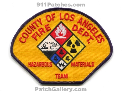 Los Angeles County Fire Department Hazardous Materials Team Patch (California)
Scan By: PatchGallery.com
Keywords: lacofd l.a.co.f.d. of dept. hazmat haz-mat