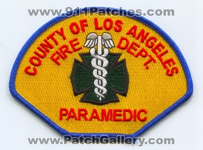 Los Angeles County Fire Department Paramedic Patch (California)
Scan By: PatchGallery.com
Keywords: lacofd l.a.co.f.d. dept. of ems