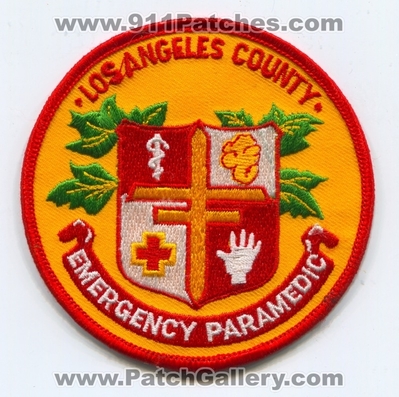 Los Angeles County Emergency Paramedic EMS Patch (California)
Scan By: PatchGallery.com
Keywords: laco l.a.co. ambulance