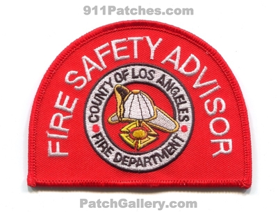 Los Angeles County Fire Department Fire Safety Advisor Patch (California)
Scan By: PatchGallery.com
Keywords: lacofd l.a.co.f.d. dept. of