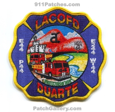 Los Angeles County Fire Department Station 44 Patch (California)
Scan By: PatchGallery.com
Keywords: co. of dept. lacofd l.a.co.f.d. company engine e44 patrol p44 e244 water tender wt44 duarte protectors of hope