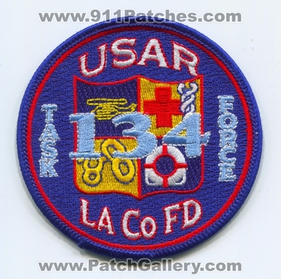 Los Angeles County Fire Department USAR Task Force 134 Patch (California)
Scan By: PatchGallery.com
Keywords: lacofd l.a.co.f.d. u.s.a.r. urban search and rescue tf