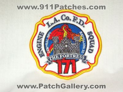 Los Angeles County Fire Station 171 (California)
Thanks to Walts Patches for this picture.
Keywords: l.a. co. f.d. lafd co engine squad central ops battalion 20