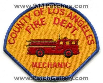 Los Angeles County Fire Department Mechanic (California)
Scan By: PatchGallery.com
Keywords: dept. lacofd l.a.co.f.d. of