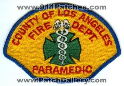 Los Angeles County Fire Department Paramedic Patch (California)
Scan By: PatchGallery.com
Keywords: of dept. lacofd l.a.co.f.d.