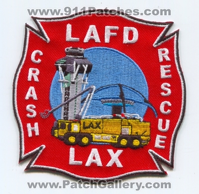 Los Angeles City Fire Department LAX Crash Rescue CFR Patch (California)
Scan By: PatchGallery.com
Keywords: LAFD L.A.F.D. Dept. International C.F.R. Aircraft Airport Firefighter Firefighting ARFF A.R.F.F.