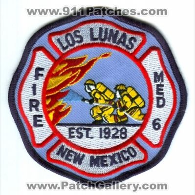 Los Lunas Fire Department Medic 6 (New Mexico)
Scan By: PatchGallery.com
Keywords: dept.