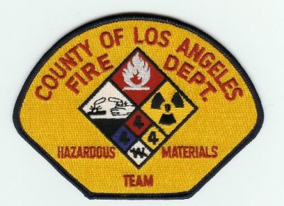 Los Angeles County Fire Hazardous Materials Team
Thanks to PaulsFirePatches.com for this scan.
Keywords: california hazmat haz mat la co fd