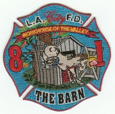 Los Angeles Fire Station 81
Thanks to PaulsFirePatches.com for this scan.
Keywords: california city lafd