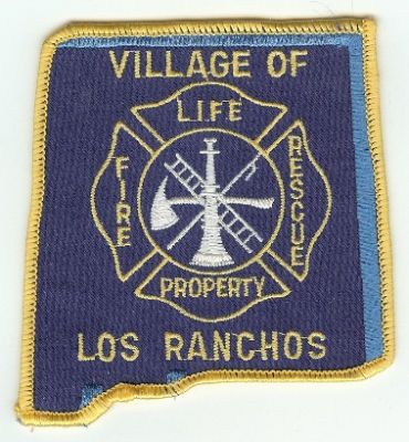 Los Ranchos Fire Rescue
Thanks to PaulsFirePatches.com for this scan.
Keywords: new mexico village of