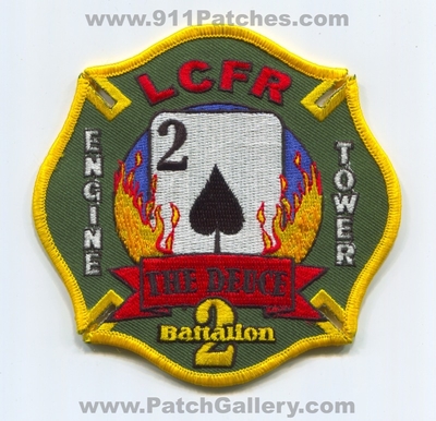 Loudoun County Fire Department Station 2 Engine Tower Battalion Patch (Virginia)
Scan By: PatchGallery.com
Keywords: co. lcfr l.c.f.r. company chief the deuce