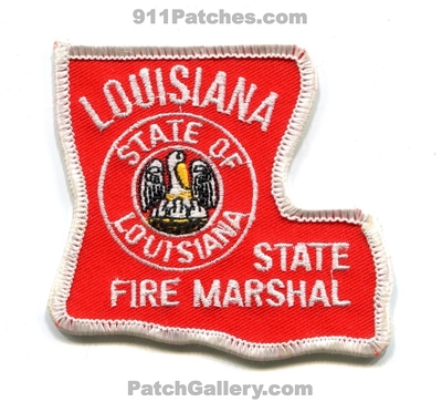 Louisiana State Fire Marshal Patch (Louisiana) (State Shape)
Scan By: PatchGallery.com
