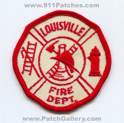 Louisville Fire Department Patch (Colorado)
[b]Scan From: Our Collection[/b]
Keywords: dept.