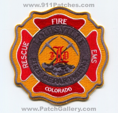 Louisville Fire Department Patch (Colorado) (Prototype)
[b]Scan From: Our Collection[/b]
[b]Patch Made By: 911Patches.com[/b]
Keywords: dept. rescue ems